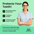thumbnail image 6 of Dialed Xylitol Gum (250 Pieces) | 100% Xylitol | Healthy Dental Gum to Protect Teeth | Aspartame Free | Sugar Free, Gluten-Free, Vegan | Natural Spearmint Flavor, 6 of 8