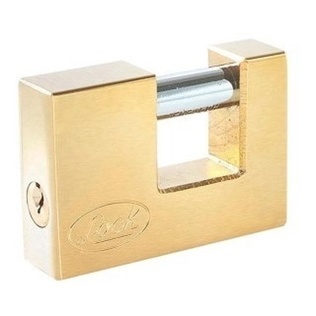 Candado Para Cortina De Latón Llave Estándar 75mm Lock Lock L20C75EB