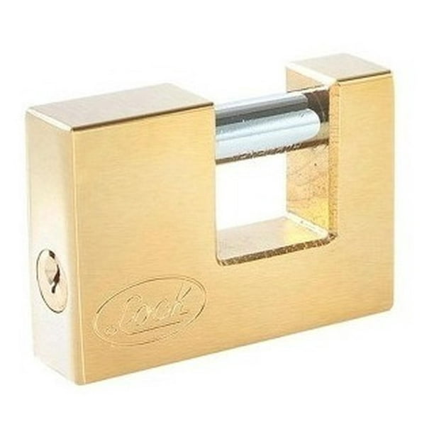 Candado Para Cortina De Latón Llave Estándar 75mm Lock Lock L20C75EB