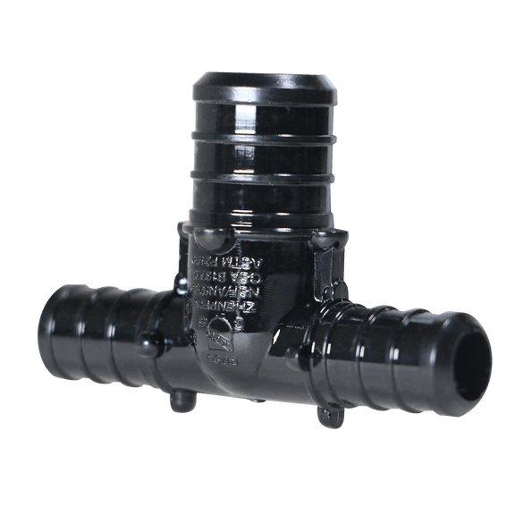 10 Pcs XFITTING Poly Pex B 1/2 X 1/2 X 3/4 Pex B Tee, Poly Alloy