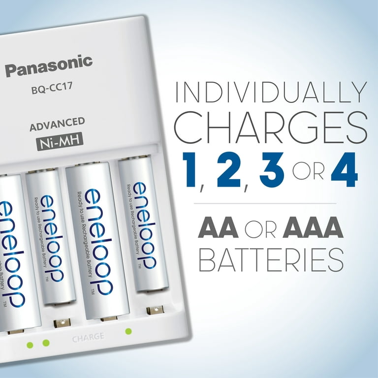 12 Colored Panasonic Eneloop AAA NiMH Rechargeable 800mAh Batteries (Green)