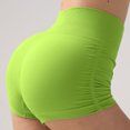 thumbnail image 3 of felwors Hidden Scrunch Booty Lifting Seamless Workout Shorts Athletic Gym Running Yoga Green for Size L, 3 of 4