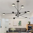thumbnail image 4 of Lampara de techo estilo industrial hierro forjado negro lampara downlight ilios innova 10 luces, 4 of 9