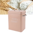 thumbnail image 1 of Metal Laundry Room Container, 1.5kg Stainless Steel Laundry Detergent Powder Storage Tin Box With Handles, Spoon, Farmhouse Laundry Room Decor For Pet Food, Flour, Rice And More, 1 of 8