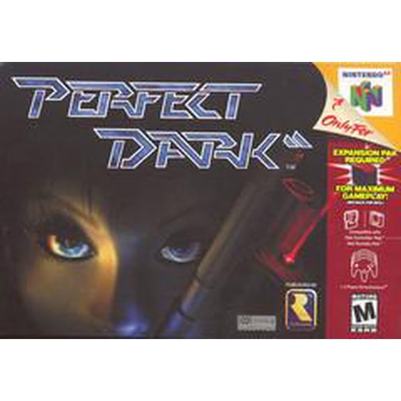 Restored Perfect Dark - Nintendo 64 - game cartridge - English