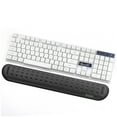 thumbnail image 4 of 1 Jeu de Mousse à Mémoire de Forme Souris & Clavier Repose-Poignet Coussin de Soutien Ensemble pour Ordinateur, Ordinateur Portable, Travail de Bureau, Jeu PC - Conception de Trous de Massage - Soulagement de la Douleur au Poignet Facile à Taper, 4 of 9