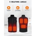 thumbnail image 4 of Danolapsi Heated Vest for Men with Battery Pack Included, Electric Heating Vests Rechargeable, 4 of 9