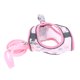 thumbnail image 5 of Correa de arnés para mascotas, transpirable, ajustable, reflectante, chaleco para caminar para perros, correa para gatos pequeños y medianos, rosa S, 5 of 5