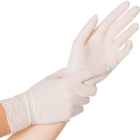 HYGONORM 26110 Disposable Gloves Size L, Pack of 200, Nitrile L (8-9) White