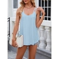 thumbnail image 5 of Lnzyyephy Womens Tank Tops Backless Vest Summer Loose Fit Scoop Neck Shirts Ladies Casual Black Sling Top Woman 2024, 5 of 8