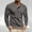 Dark Gray, variant on Men Clothing, Mens Henley Shirts 2025 Summer Casual Fashion Casual Basic Cotton Tee Buttons Lightweight Long Sleeve Men's T-Shirts