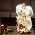 thumbnail image 4 of 16" Tall Christmas Angel Décor with Light Up Wings, Great for Table Center Piece or Under Tree Decoration, 4 Styles to Choose from, 4 of 5