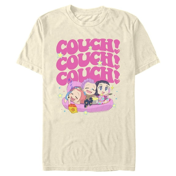 Mens KPop Demon Hunters Cute Friendship Couch Time T Shirt