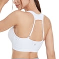 thumbnail image 4 of BALEAF Women's Modest Swim Bra Full Coverage Athletic Padded Bikini Bra Top Upf50+ White 34, 4 of 8