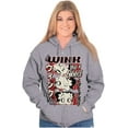 thumbnail image 3 of Betty Boop A Wink And A Giggle Women Plus Size Zipper Hoodie Brisco Brands 4X, 3 of 5