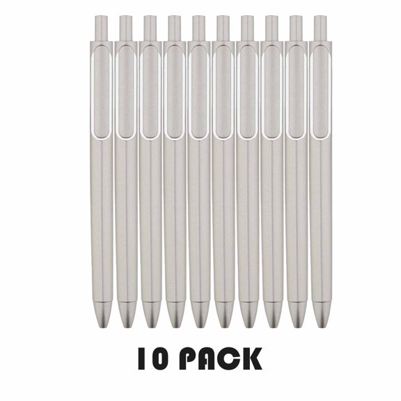Under $5 FEOLGEHLY 10Pcs Retractable Gel Pen, Smooth Writing Ballpoint Pens, Practical Journaling Stationery Pen for Office & Daily Writing