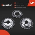 thumbnail image 5 of A-Premium Engine Timing Chain Kit W/Tensioner & Sprocket & Guide [fits DOHC, 6Cyl 3.5L] Compatible with Nissan Pathfinder 2001-2004 & Infiniti QX4 2001-2003, Replace# 9-4207, 9-4208, 9-5437, 9-5588, 5 of 9