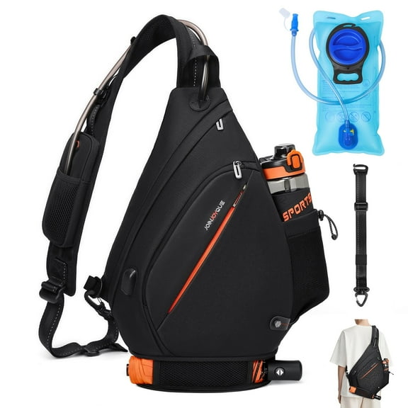 19L Hydration Backpack Hiking(Including 2L Water Bladder) Large Sling Backpack, Hydration Pack Backpack,Crossbody Backpack
