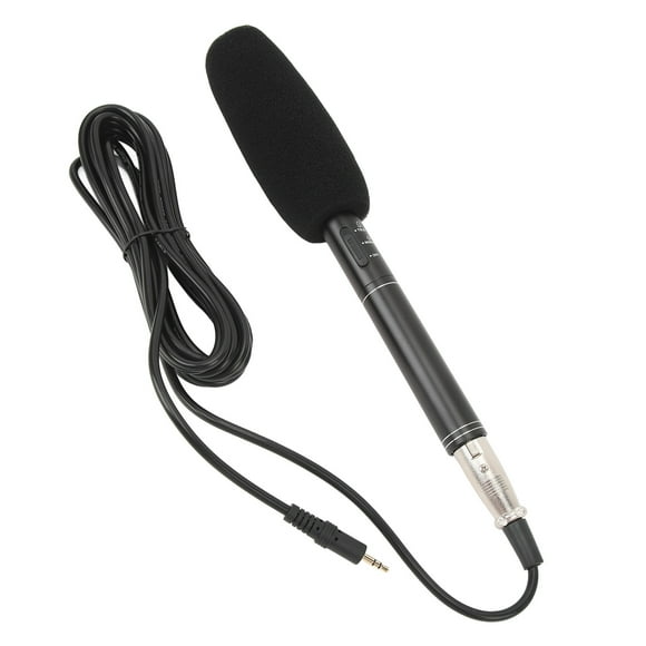Professional XLR Shotgun Condenser Microphone Professional Cardioid Mini Shotgun Condenser Mic Television News Reporter Interview Microphone For DSLR Camera