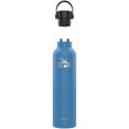 thumbnail image 5 of ELK Insulated Water Bottle with Standard Mouth Flex Lid - Double Wall Stainless Steel, Dishwasher Safe - Keep Drinks Cold or Hot for Hours - BPA-Free & Phthalate-Free Hydration (Pacific Blue, 24 Oz), 5 of 7