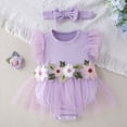 thumbnail image 2 of NOLDARES Little Girls A-Line Dress Cute Pattern Sleeveless Casual Toddler Girl Dresses for Party 1-8 Years(Purple,6-9 Months), 2 of 9