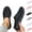 03# Black, variant on Orthopedic Mule Clogs for Women Summer Mesh Breathable Slip On Knitted Mule Sneakers with Arch Support Closed Round Toe Backless Flats Slippers Comfortable Walking Beach Slippers Sandals,White,36