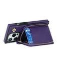 thumbnail image 5 of Luxury Wallet Case Compatible with iPhone 14 Pro Max 6.7 inch,Zipper Closure Luxary PU Leather with Phone rope Card Slot Shockproof Kickstand Case for iPhone 14 Pro Max 6.7 inch,Purple, 5 of 12