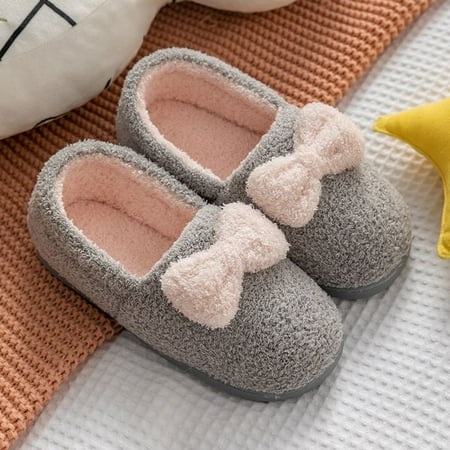 

CoCopeaunt Ladies Slippers Winter Home Slippers Non-slip Soft Winter Warm Home Slippers Room Womens Non-slip Cotton Shoes Couple Slippers