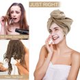 thumbnail image 4 of Microfiber Drying Towels 2 Pack Super Absorbent Quick Drying Magic Bandanas for Dry Long Hair Soft, 4 of 5