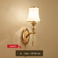 thumbnail image 6 of Nordic Wall Lamp with Switch Living Room Bedroom Bedside Modern Simple Led Indoor Wall Lights Glass Shade Decor Miroir Mural, 6 of 6