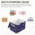 thumbnail image 6 of Iauyy Large Storage Box with Lid - Foldable Home Storage Bins for Clothes Toy Holiday Decor, Dinosaur (42*32*30cm), 6 of 6