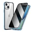 thumbnail image 1 of Magnetic Privacy Double Glass Case Compatible Iphone 13 Pro Max/13 Pro/13/12 Pro Max/12, Anti Peeping, 1 of 3
