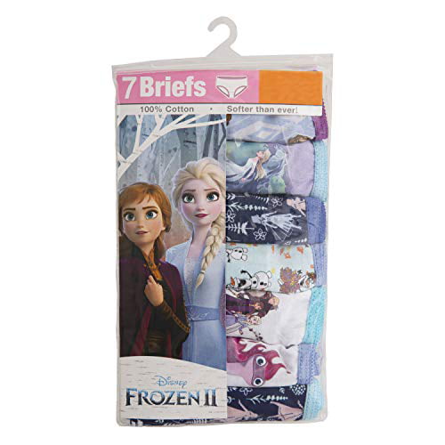 7-pack Cotton Briefs - Purple/Frozen - Kids