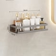 thumbnail image 3 of bedienty Wall Rack For Bathroom Storage Strong Hardness And Easy To Assemble Lightweight But Sturdy Kitchen 30CM, 3 of 6