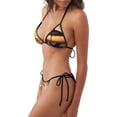thumbnail image 2 of Fotbe Hawaiian Sunset Beach Traje de Baño para Mujer de Dos Piezas – Bikini Sexy de Tirantes Tipo Halter con Diseño Triangular, 2 of 6