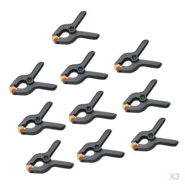 30Pcs Heavy Duty Strong 2" Spring Clamp Jaw Market Stall Tarpaulins Clips 