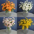 thumbnail image 3 of D-GROEE Daisies Artificial Flowers, 3 Pack Fake Colorful Faux Silk Flower Plant Bouquet for Home Table Centerpieces Decoration, 3 of 5