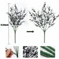 thumbnail image 7 of Vrorvz 10 Pack Artificial Hanging Plants for Fall and Holiday Decorations Indoor Outdoor Greening Gardens Porches Weddings Farmhouses Terraces Realistic Long Lasting Leaves and Buds Black, 7 of 7