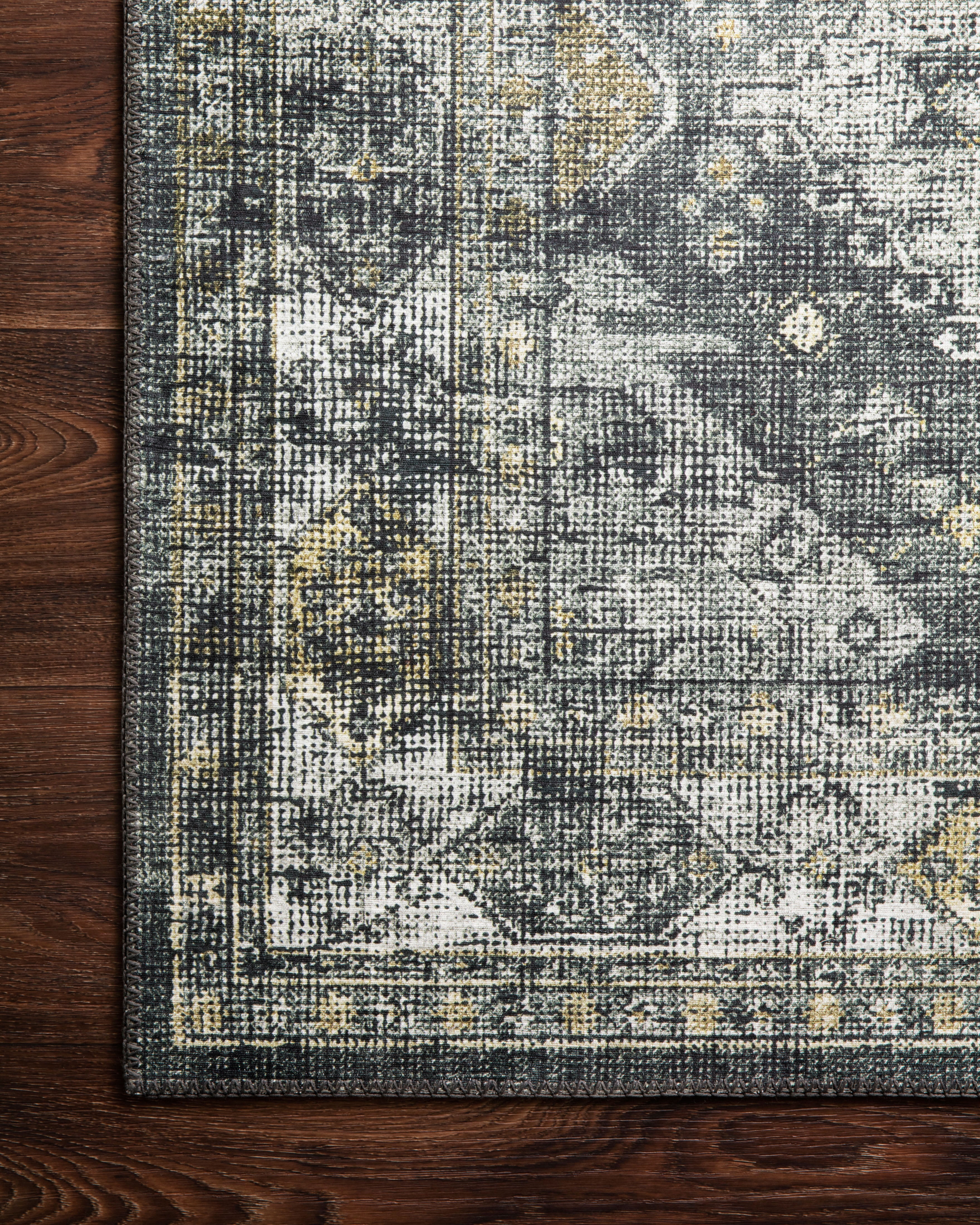 Loloi Skye Graphite / Silver 6'-0" x 6'-0" Round Area Rug