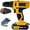 body+battery, variant on Cordless Impact Drill&Electric Screwdriver 3-in-1 Combo-Multi-Function Rechargeable Hand Drill with Driver/Drilling/Hammer Modes, Essential for Home Toolkits