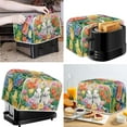 thumbnail image 5 of Suhoaziia Floral Bunny Toaster Cover for Home 4 Slice Anti-Skid Scratchproof Protective Covers for Oven,Broilder,Microwave,Easter Day Bread Maker Wear Resistant Portable Microwave Toaster Oven Cover, 5 of 6