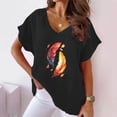 thumbnail image 2 of Womens Summer Tops Casual Plus Size Womens T Shirts Casual Cotton Basic Fitted Short Sleeve Tees Skims Dupes Shirt Clearance Deals, 2 of 4