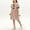 Khaki, variant on CIAKGIAF Girls Dress Summer Plaid Button Casual Round Neck Comfortable Sleeveless Dresses Pink for 2-3 Years