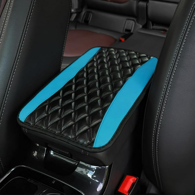 HUGFEGWE Car Center Console Cushion Pad, Car Armrest Cover, Universal Leather Waterproof Armrest Seat Box Cover Profector, Comfortable Car Decor Accessories Interior Protection for U2537-6263
