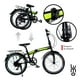 thumbnail image 4 of Bicicleta Plegable LUMO Montaña R22 Urbana 7 Velocidades Liviana negro, 4 of 9