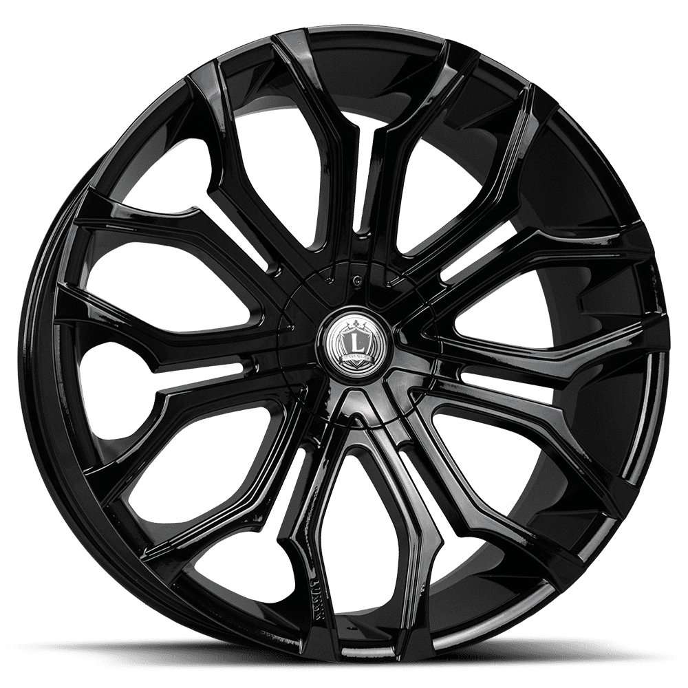 LUXXX Alloys Alloy Rims LUX12 22X9.5 6X139.7 +25 78.1 Gloss Black