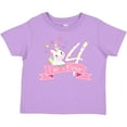 thumbnail image 3 of Inktastic I'm Four- Cute Unicorn 4th Birthday Boys or Girls Toddler T-Shirt, 3 of 5
