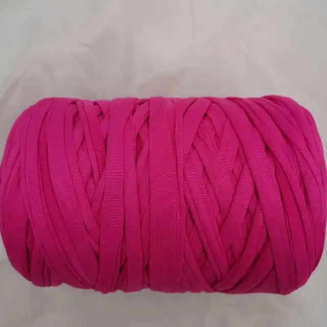 400g/Ball T-shirt Knitting Chunky Yarn Cloth Crochet Threads Handmade DIY Basket Rug HandBag Purse Blanket Freeshipping
