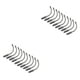 thumbnail image 1 of Eigraketly Fideos de freno en V para bicicleta, 10 piezas, protección, reducción de fricción, Cable guía, botas de tubo, bicicleta, ciclismo, tipo 3 2piezas Eigraketly CBP504097, 1 of 6