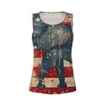 thumbnail image 4 of Lsque Vintage American Flag Elephant Printed Workout Tank Tops for Women, Athletic Sports Tank Tops, Compression Sleeveless Dry Fit Shirts,Sleeveless Yoga Shirt-Small, 4 of 9
